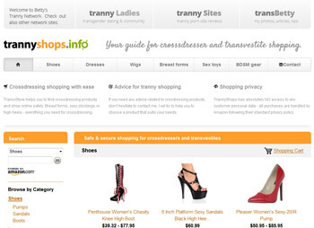 Tranny Shops - online shopping for crossdressers